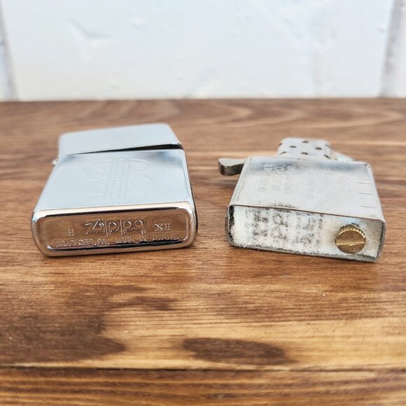 1996 Zippo Lighter, High Gloss Mirror Finish, Chrome With $ Dollar Sign Made USA - Picture 10 of 10